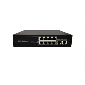 ODS 8P2U 8 PORT POE + 2 UP LINK 96 WATT POE SWITCH